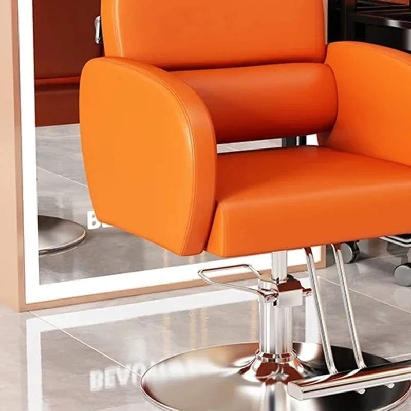 Парикмахерские стулья табурет с откидной спинкой для красоты поворотный удобный