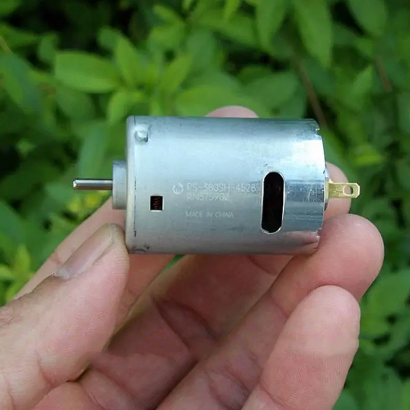 Micro 28 мм MABUCHI RS-380SH-4528 двигатель с угольной щеткой DC 5V 6V 7,4 V 25200RPM высокоскоростной мощный двигатель 380 DIY RC автомобиль игрушечный водяной пистолет
