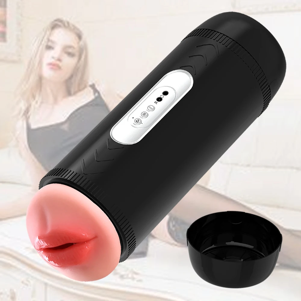 Мужской мастурбатор с автоматическим сосанием Реалистичная минет-машина