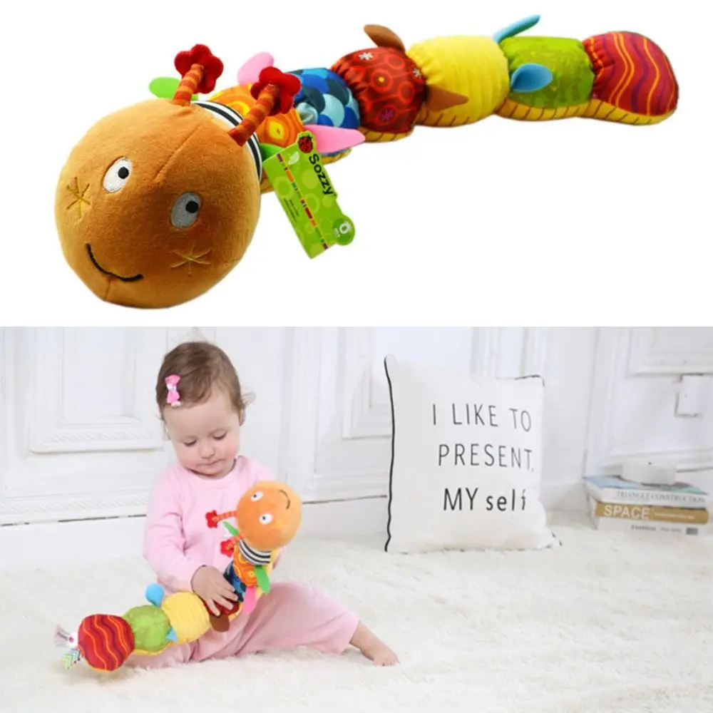 

Rattle Ring Bell Caterpillar Baby Musical Worm Toys Baby Musical Caterpillar Toys Plush Toy Sensory Toy