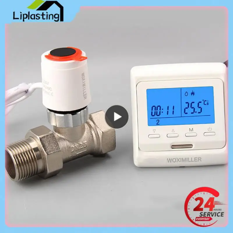 

1.6MPA Electric Heating Actuator Thermostat Head Heater Control Valve Adjustable Liquid Heating Valve Radiator Water Distributio