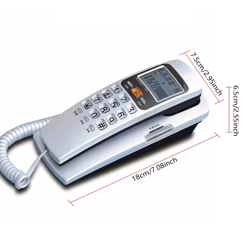 Стационарный телефон с функцией FSK/DTMF помехоустойчивый для использования в