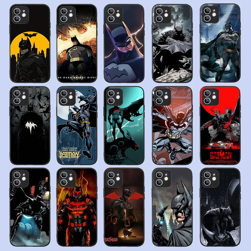 

SJ-8 Batman Hero Silicone Case For Samsung A03 S20 FE J7 DUO A22 A30S A50S A6 A7 M10 M11 S22 M31 A70S Core Prime Plus