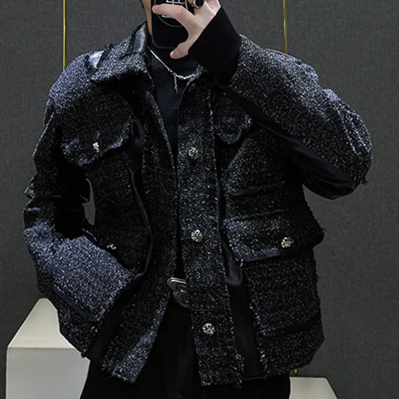 Мужской винтажный бомбер NSTOPOS из полиэстера