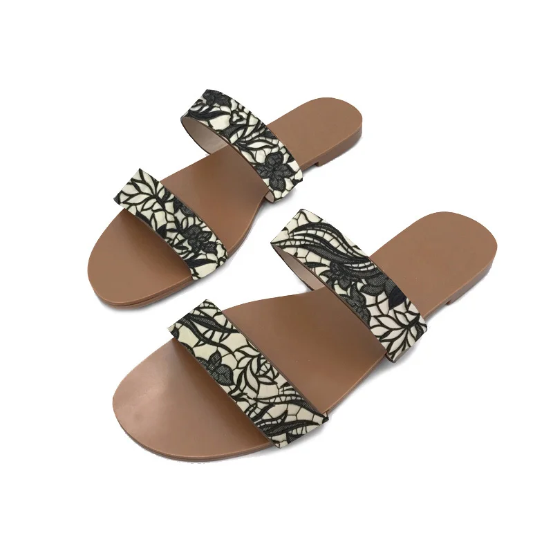 2023 Shoes Women Sandals Fashion Flip Flops Summer Style Flats Solid Slippers Sandal Flat Free Shipping  size 6-11
