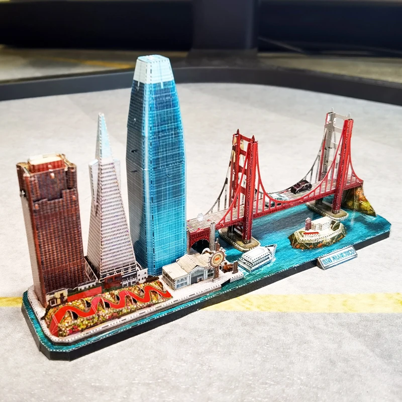 Металлическая Сборная модель 3D Трехмерная головоломка стальная |