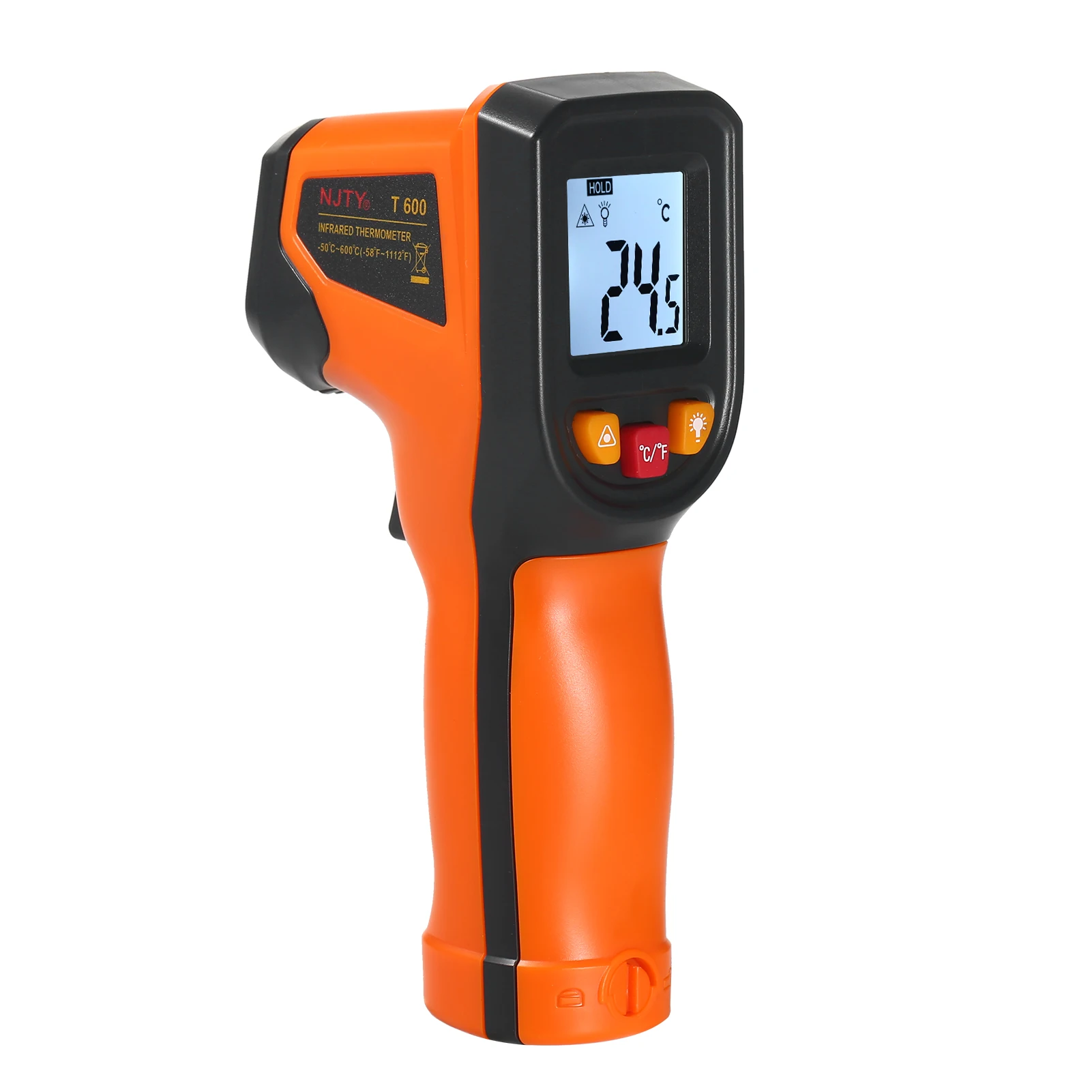 

NJTY Digital Infrared Thermometer -50~600℃ Laser termometro Pyrometer Gun Non-Contact Laser Temperature Meter gauge Tools