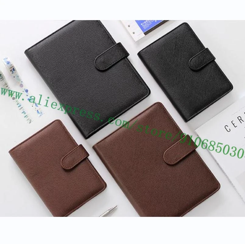 

Top Quality Designer Canvas Coated Genuine Leather Agenda MM Unisex Diary Notebook Planner Coming With Updated Refills