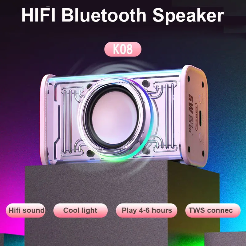

Vibro Speaker Bluetooth Portable Speakers Bluetooth Speaker Box HIFI Stereo Cannon Music Play For Iphone Android Smart Phone