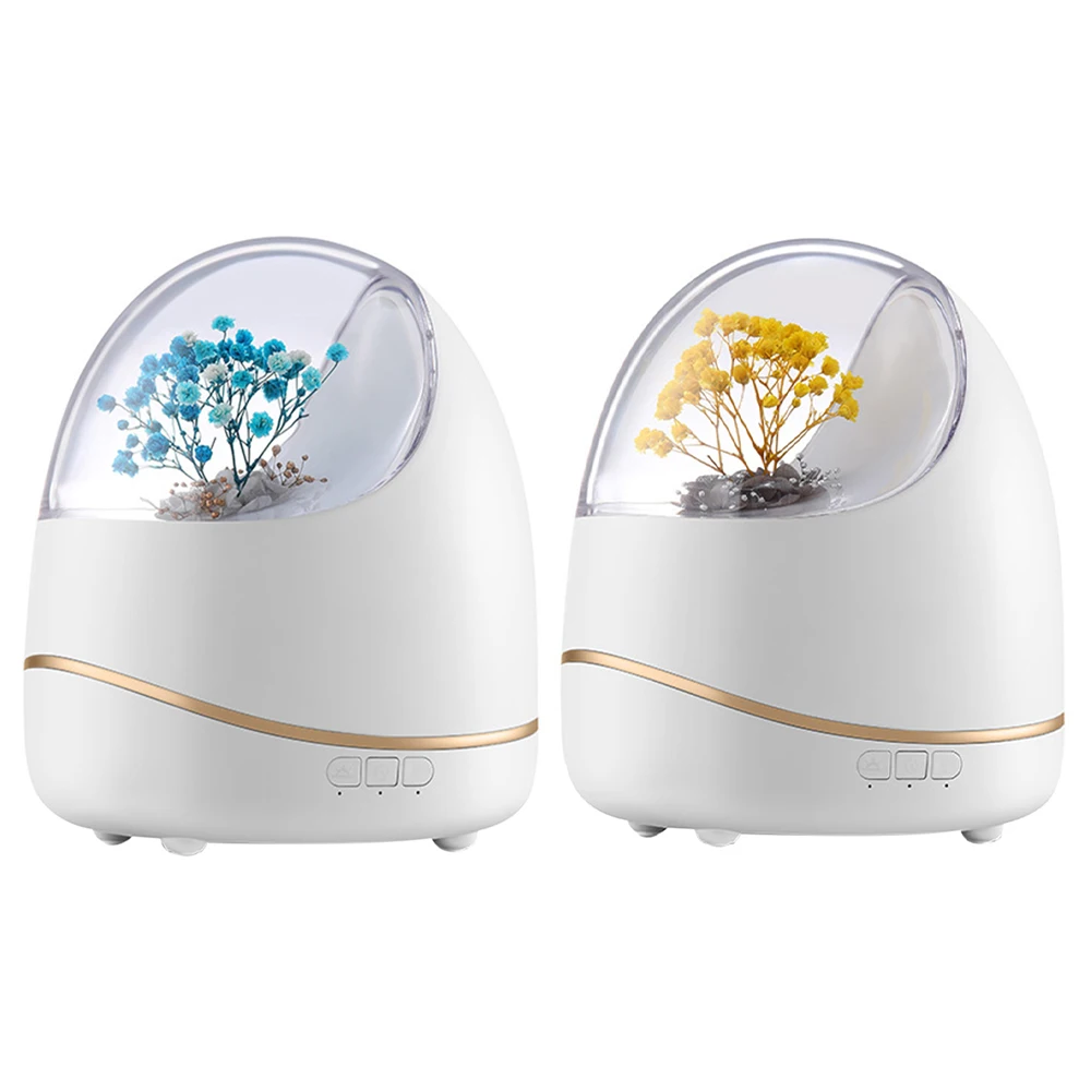 

Huaying Humidifier Timed Aromatherapy 400Ml Large Capacity Essential Oil Diffuser For Home Bedroom US Plug