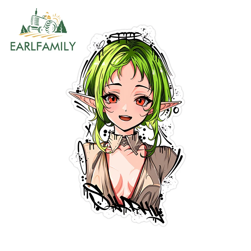 

EARLFAMILY 13 см × 7,7 см Sylphy Tattoo Style Fanart автомобильные наклейки грудь поцелуй оригинальные виниловые предложения защита двери автомобиля