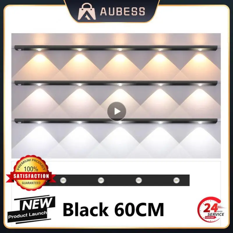 

Wardrobe Cabinet Light Ultra-thin Bedroom Bedside Bathroom Night Light Led Human Body Induction Lamp Motion Sensor Night Light