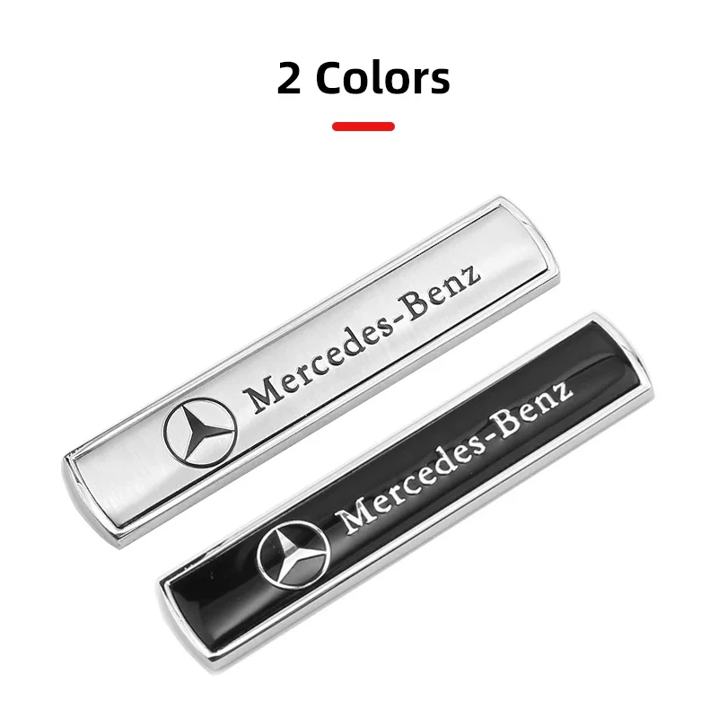 2 шт. металлическая наклейка на автомобиль эмблема для Mercedes Benz AMG GLE GLS CLS GLC CLA GLA GLK ML