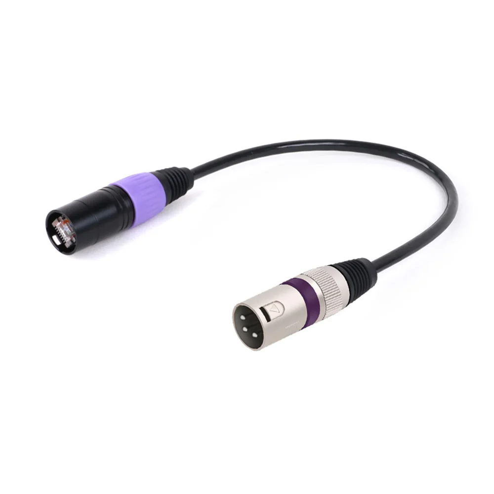 Кабель Ethernet XLR к RJ45 сетевой адаптер с 3-контактным штекером UTP 8P8C CAT5/6