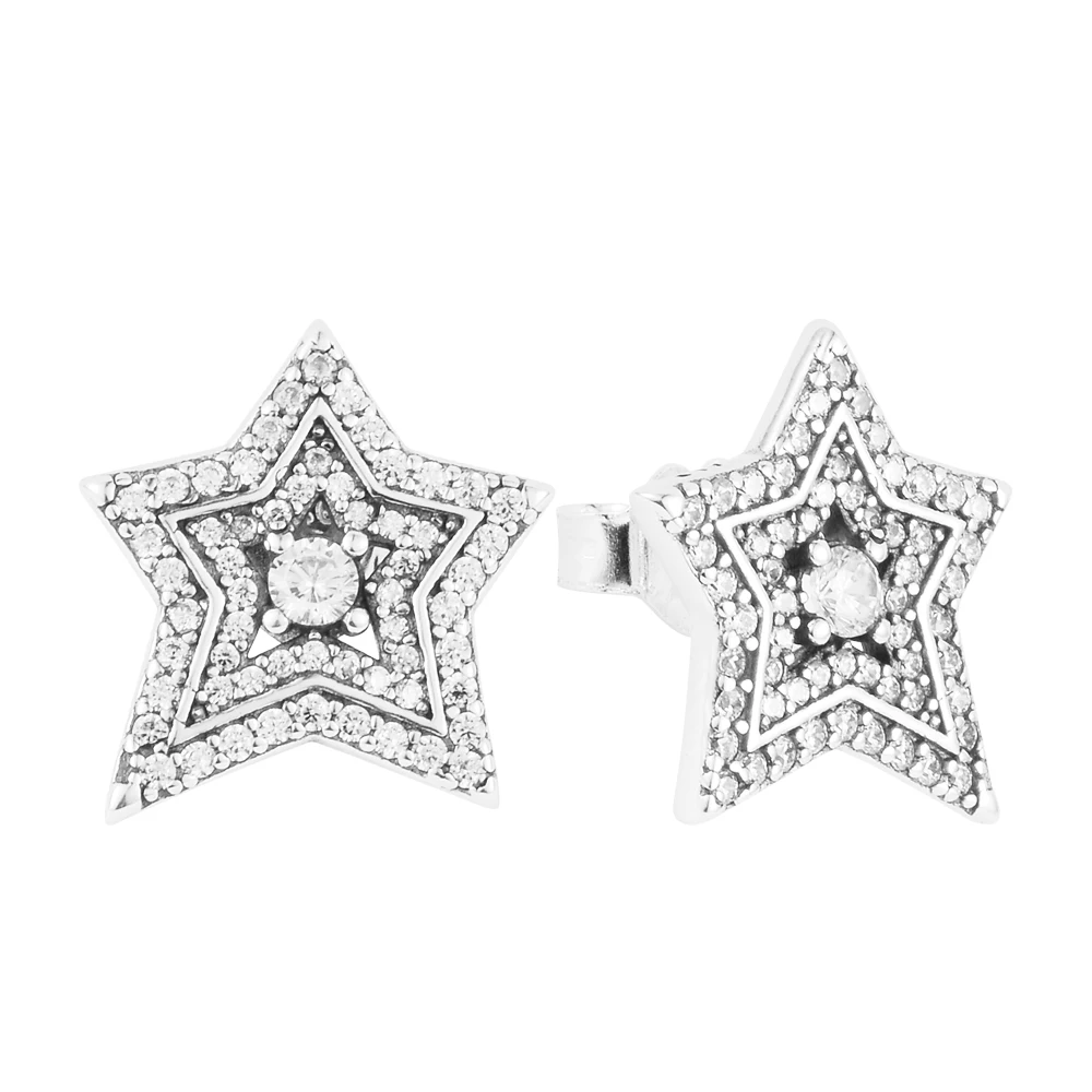 

Winter Jewelry 925 Sterling SilverPaved Zircon Crystal Love Arrow Stud Earrings for Women Classic Daily Shine Jewellery