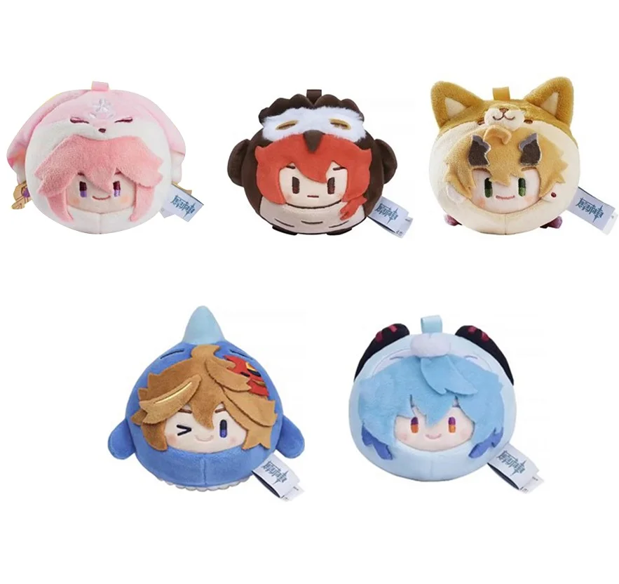 

Игра геншин ударт ия Мико дилуц ганью тартаглия Тома Косплей Плюшевые игрушки мультфильм мягкие куклы талисман подарок на день рождения Рождество