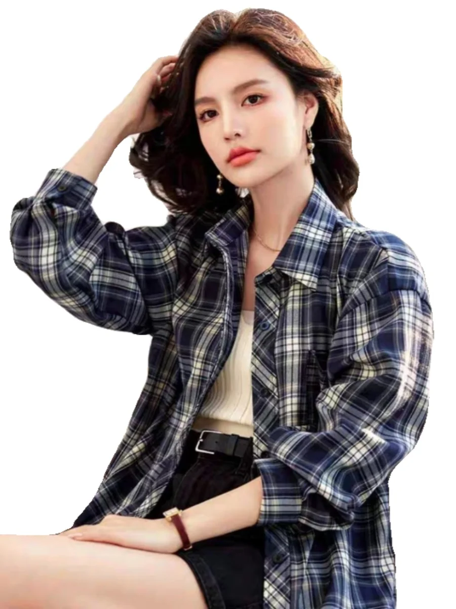 Counter Genuine Goods Yi Amashi 2024 весенне-осенняя женская одежда свободный универсальный