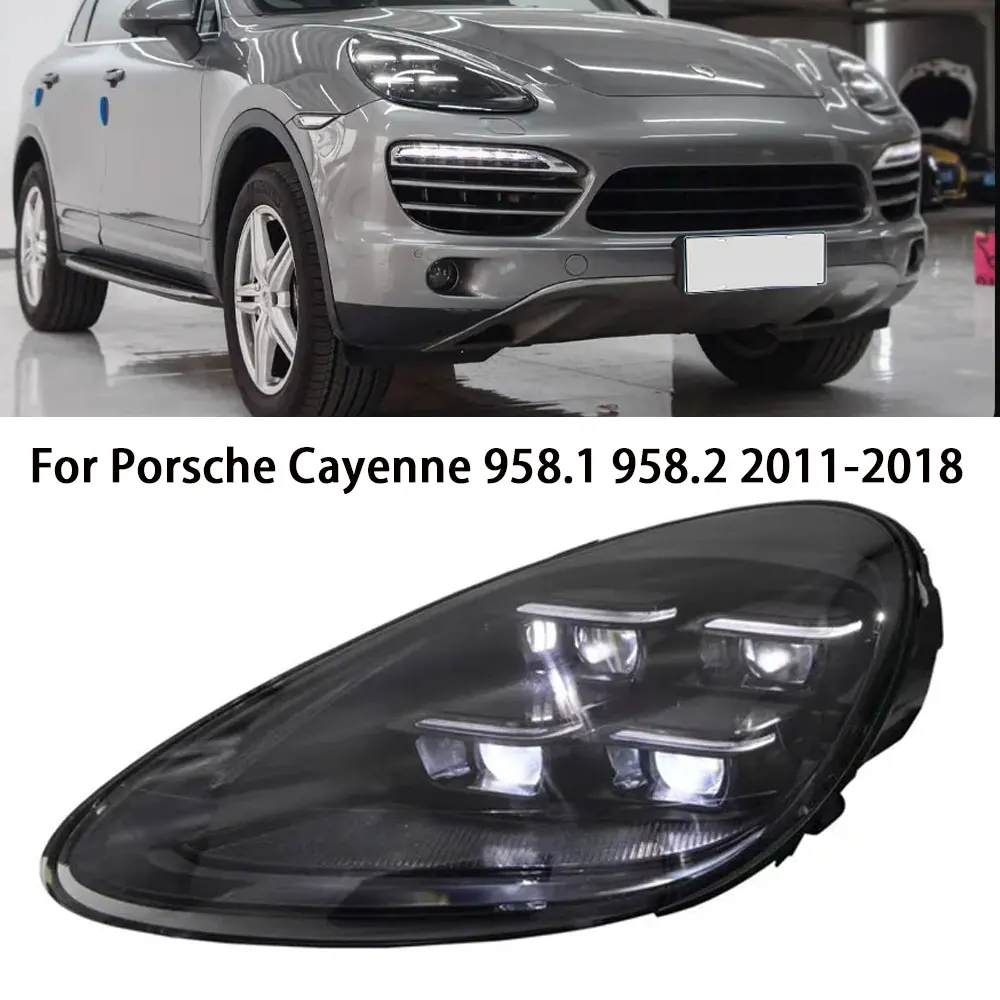 Автомобильные фары для Porsche Cayenne 2011-2018 958 светодиодные лазерные матричные