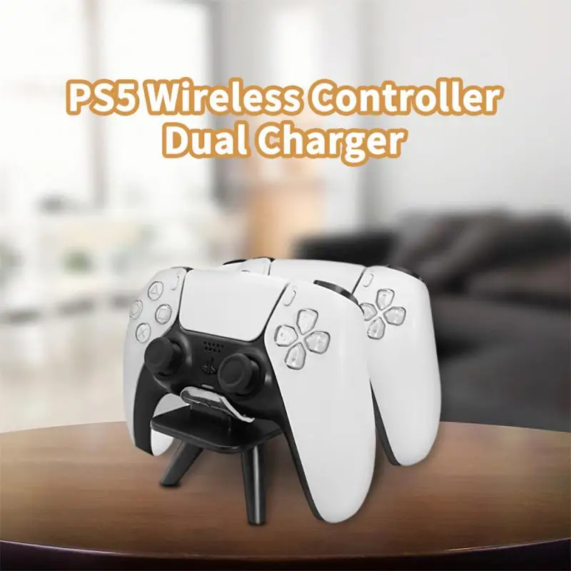 

Playstation Dual Charger Fast Charging Charging Dock Handle Charger Pin Charging Controller Charging Station For Ps5