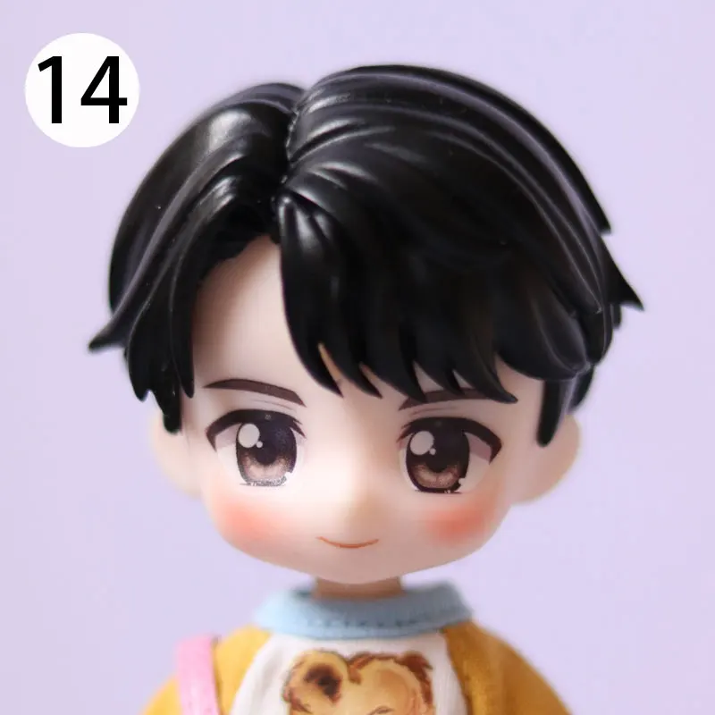 Новый парик для куклы 1/12bjd ГСК сменные волосы кукол OB11 головки глаза 11 аксессуары