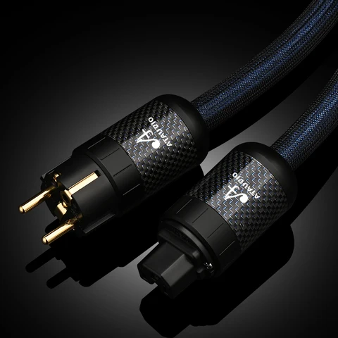 ATAUDIO Чистый Серебряный Hi-Fi Кабель Питания