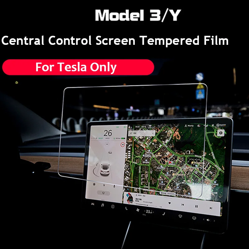 

Central Control Screen Tempered Glass for Tesla Model 3 Y Touchscreen Protector Film 15" Screen Protector Car Accessories