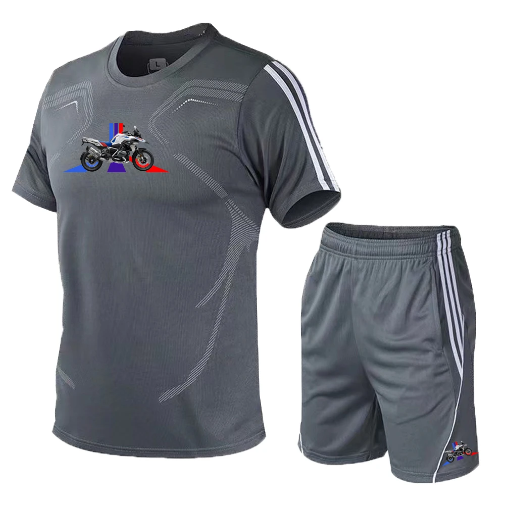 FOR BMW F700GS F750GS F800GS F850GS R1200GS short sleeved men's T-shirt breathable loose fitting sportswear summer with logo