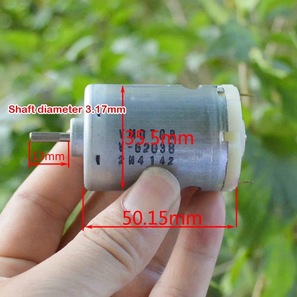 Фото Угольная щетка Johnson Micro 540, электродвигатель постоянного тока 5 В-12 В, 28400 об/мин, мощный цветочный вал двигателя для электрического инструмента, пылесоса №4