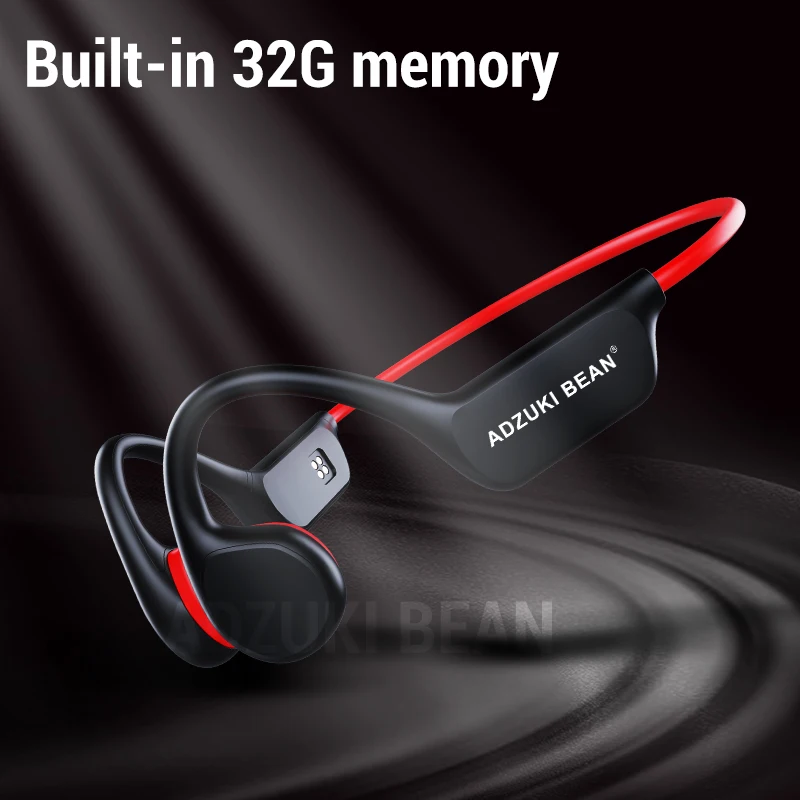 Adzuki Bean Bone Conduction Bluetooth Earphone X7 Wireless IPX8 Professional Swimming Headphones MP3 IP68 32G Waterproof Headset