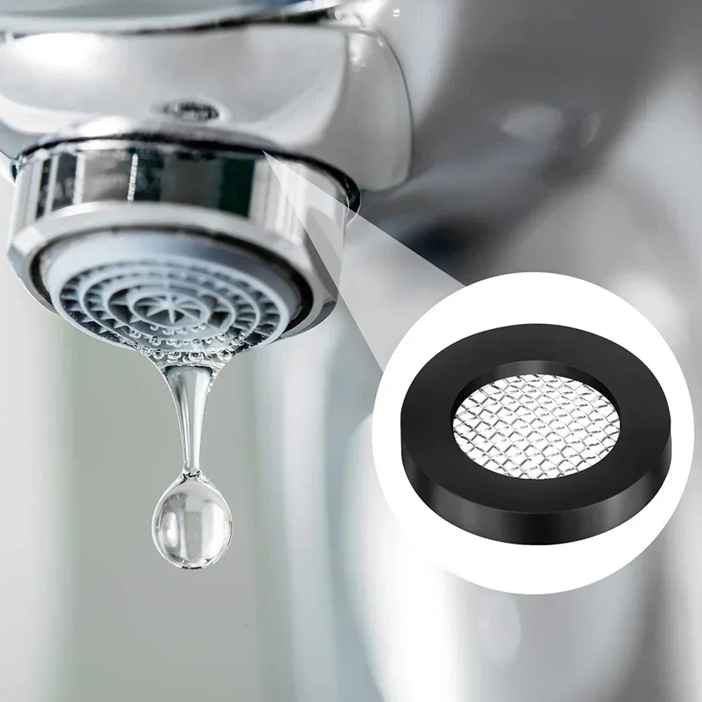 elska uszczelka węża gumowa podkładka 40 akcesoriów z siatki siatka filtracyjna do głowicy kranowej 1/2 cala wymienna głowica prysznicowa