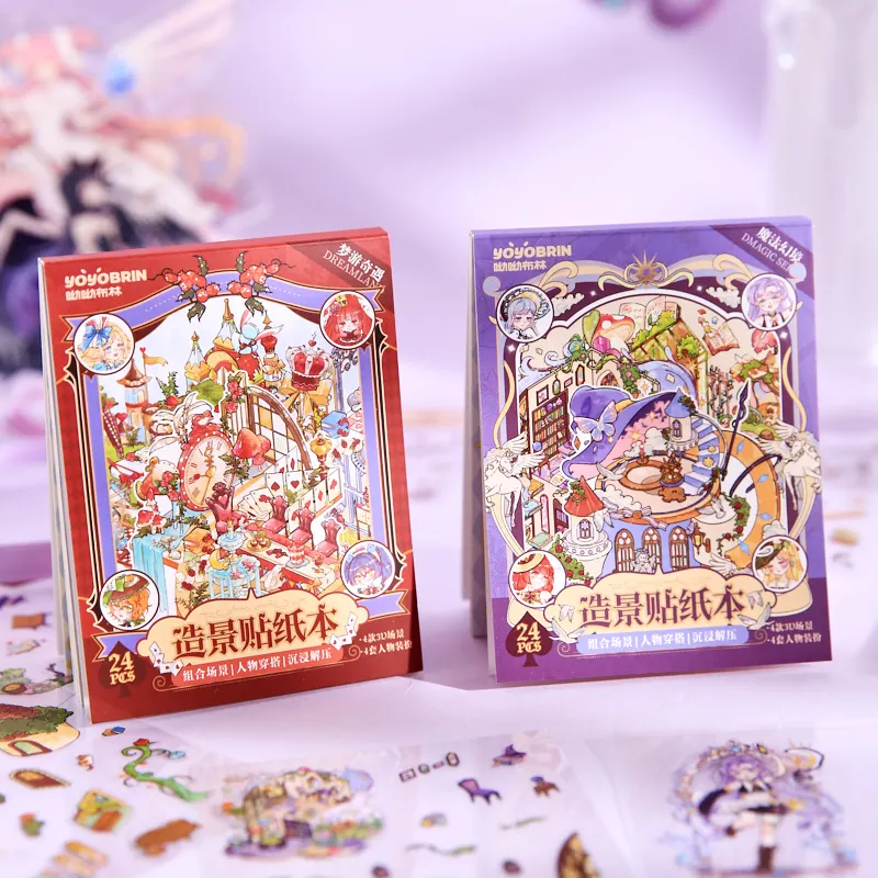 

Kawaii 3D наклейки для детского творчества