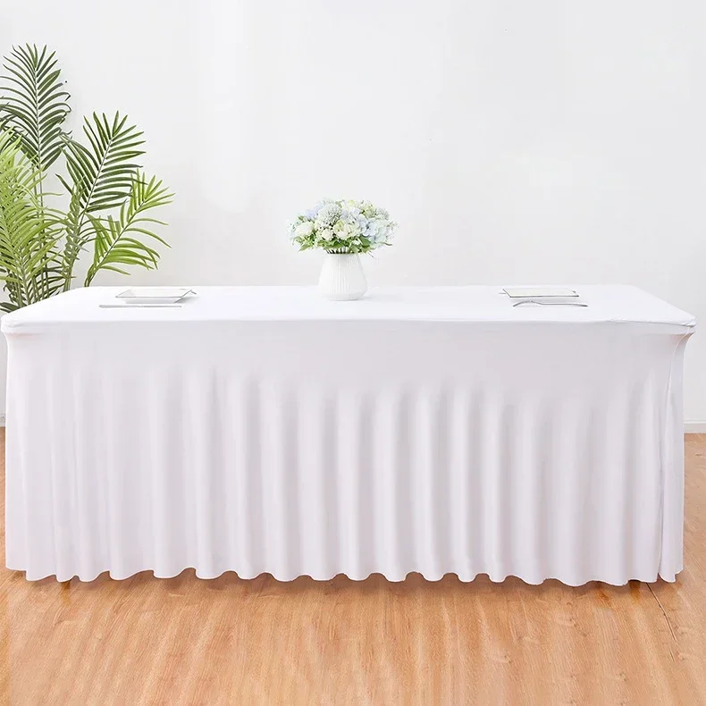 4 фута/122 см приталенная юбка для стола 1-20 шт. покрытие из спандекса отель банкет