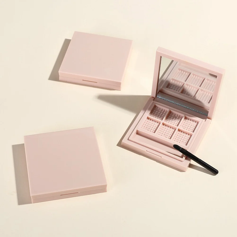 

Empty Eyeshadow Box Container Case Lipstick Eye Shadow Makeup Organizer Highlighters Compact Tray Pigment Pans Balm Lip