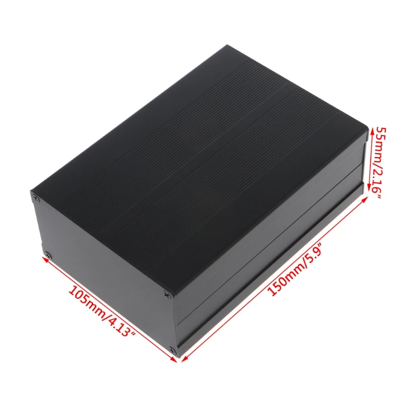 

150x105x55mm DIY Aluminum Enclosure Case Electronic Project PCB Instrument Box Drop Shipping