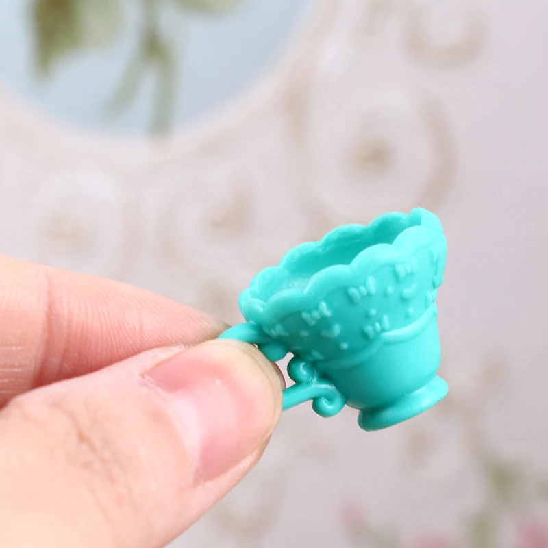 

4pcs Mini Miniature Dollhouse Coffee Cup Kitchen Room Food Drink Home Tableware Decors Dolls Accessories