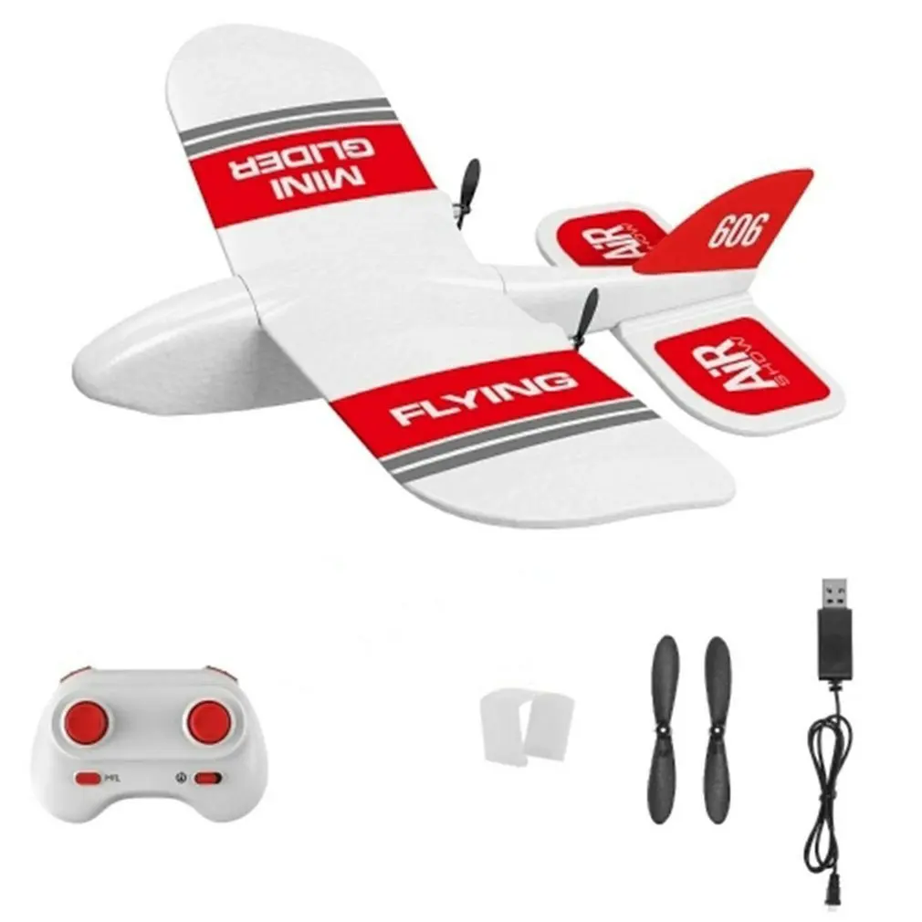 RC Plane KF606 2.4Ghz EPP Flying Aircraft Mini aliante Airplane Foam 15 minuti Fligt Time RTF Foam Plane Toys regali per bambini