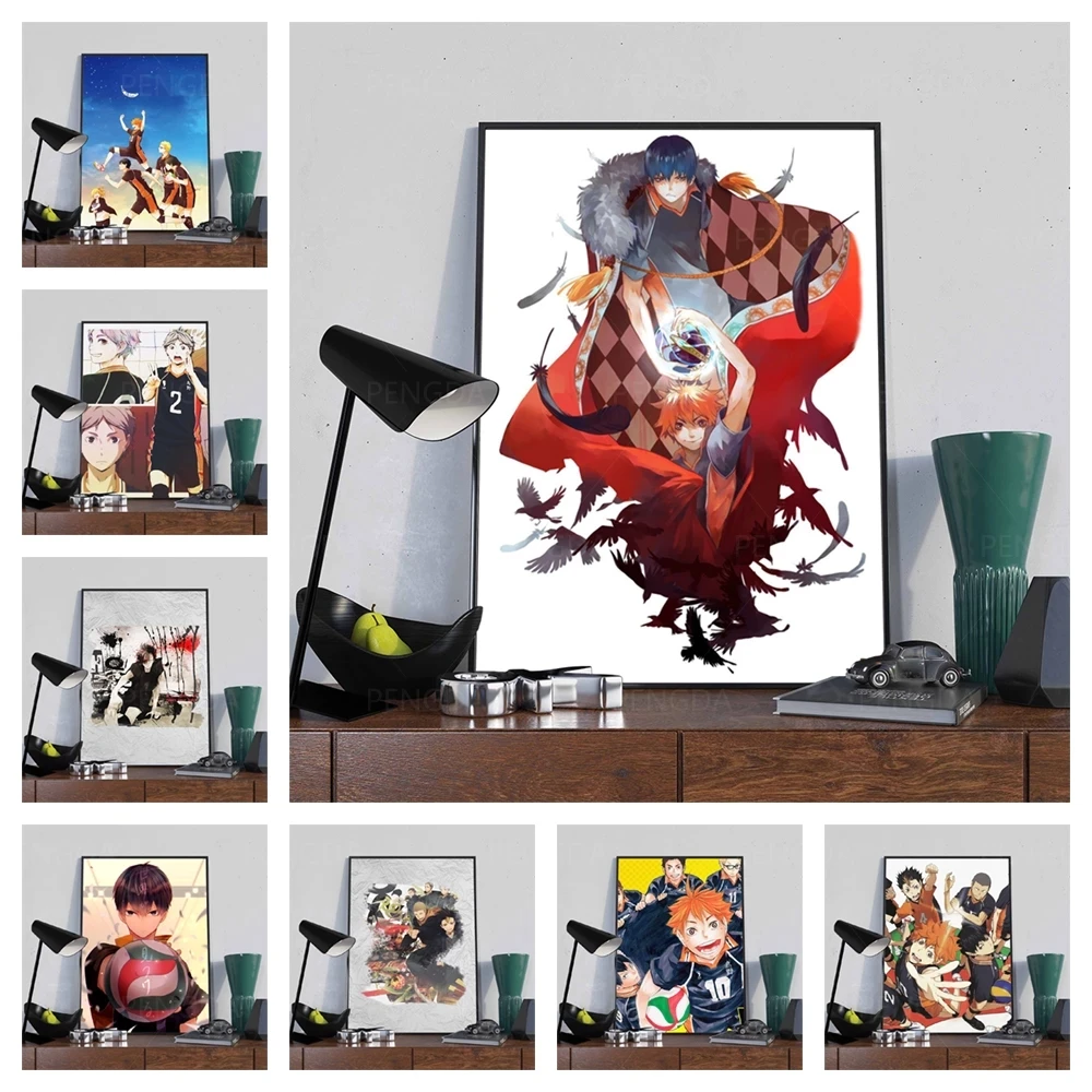 

Prints Posters Home Decoration Haikyuu Canvas Painting Wall Artwork Japanese Animation Modern Bedroom Cuadros Modular Pictures
