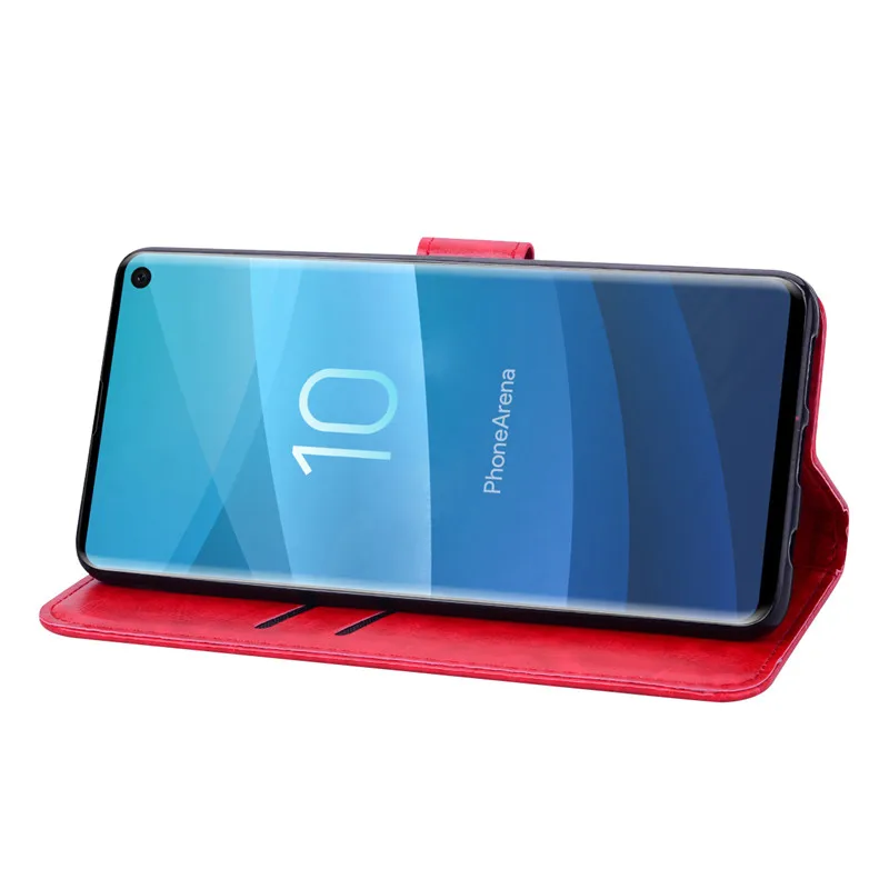 Роскошный кожаный флип-чехол для Samsung Galaxy S8 S9 S10 Plus S 8 9 10 S10e G970F G950F G955F G960F G965F G973F
