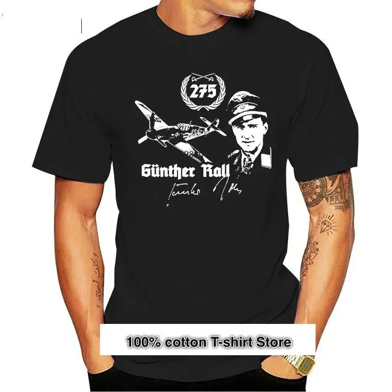 

Camiseta de Gunther Rall, jasdflieger, Luftwaffe, Me109, Pilot, Ritterkreuz, Trager, #19750
