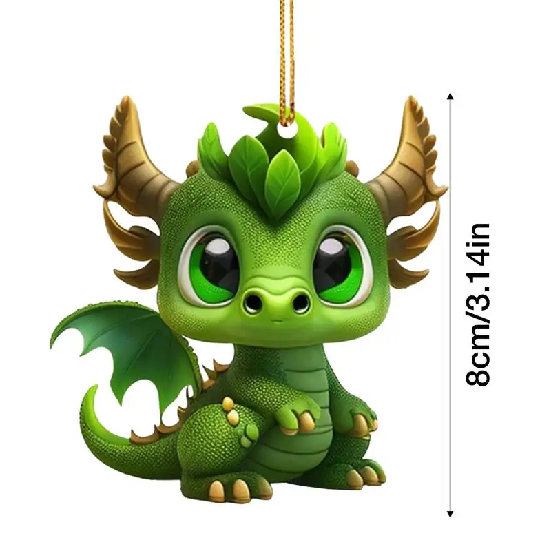 Украшения в виде динозавров для рождественской елки 2D зимний фестиваль