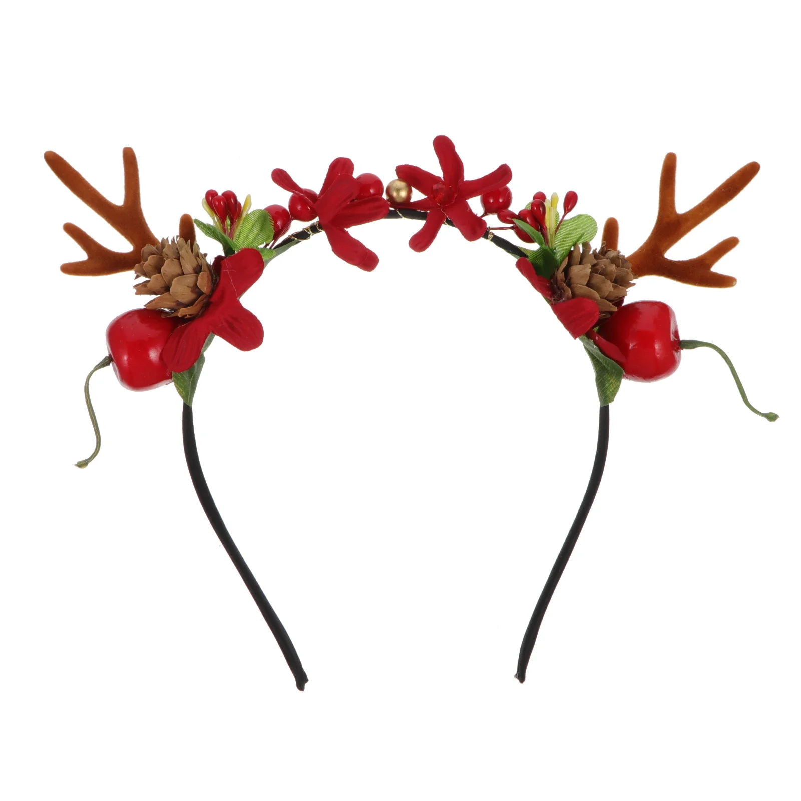 

Christmas Headband Accessories Hair Ear Antler Hoop Animal Hairband Headpiece Hairhoop Reindeer Cosplay Deer Headwear Party