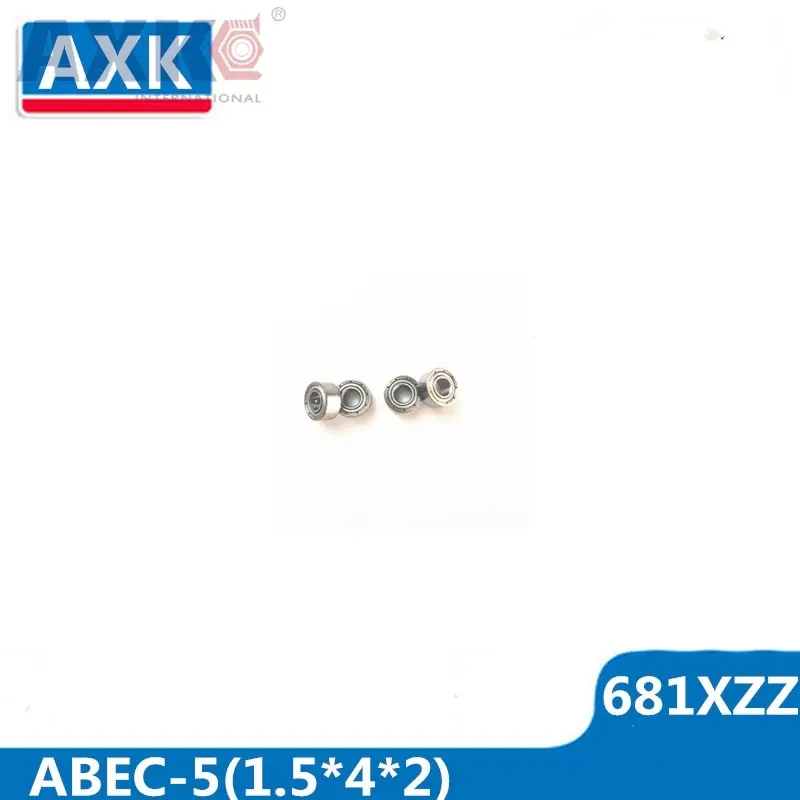 

AXK 681XZZ Bearing ABEC-5 10 PCS 1.5x4x2 mm L-415ZZ W68/1.5ZZ/ Miniature 681X ZZ Ball Bearings