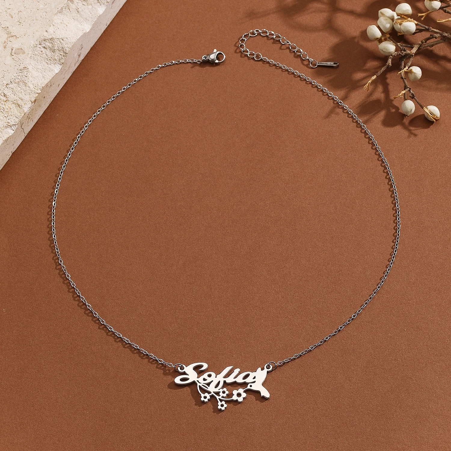 1 шт. индивидуальное ожерелье с подвеской в виде английского имени и птицей