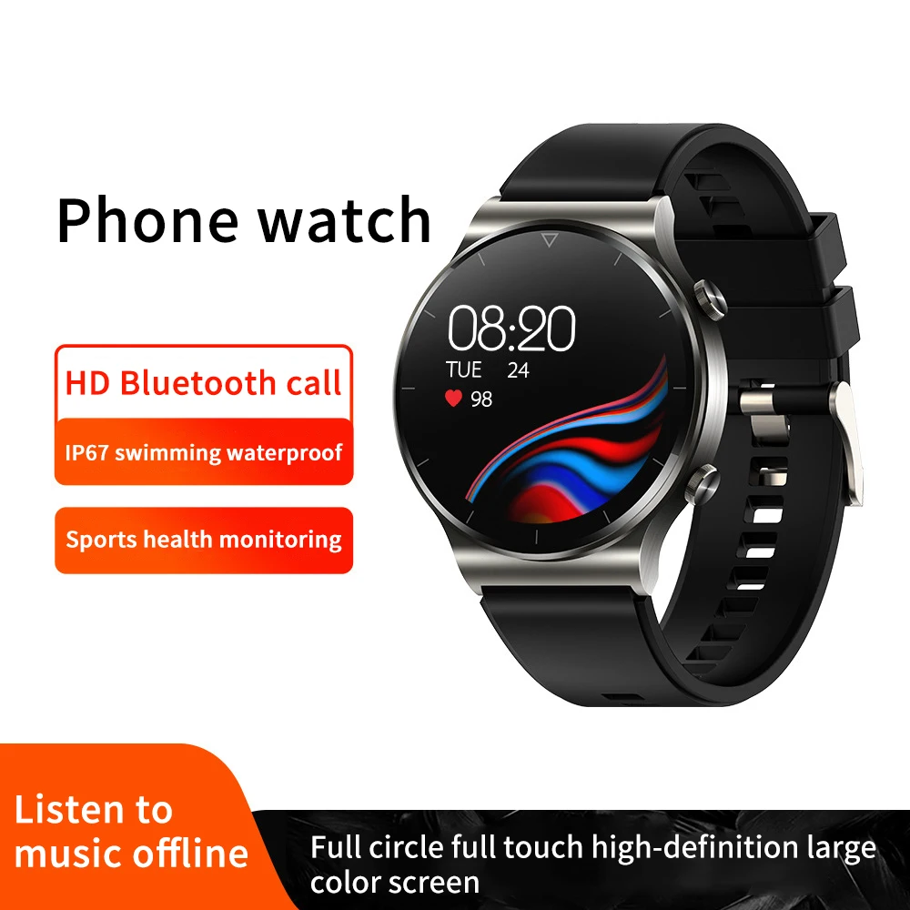 

Умные часы, новинка, TWS, мониторинг здоровья, спортивный шагомер, Bluetooth-гарнитура, MP3, местная музыка, спортивные деловые часы с Bluetooth для звонк...