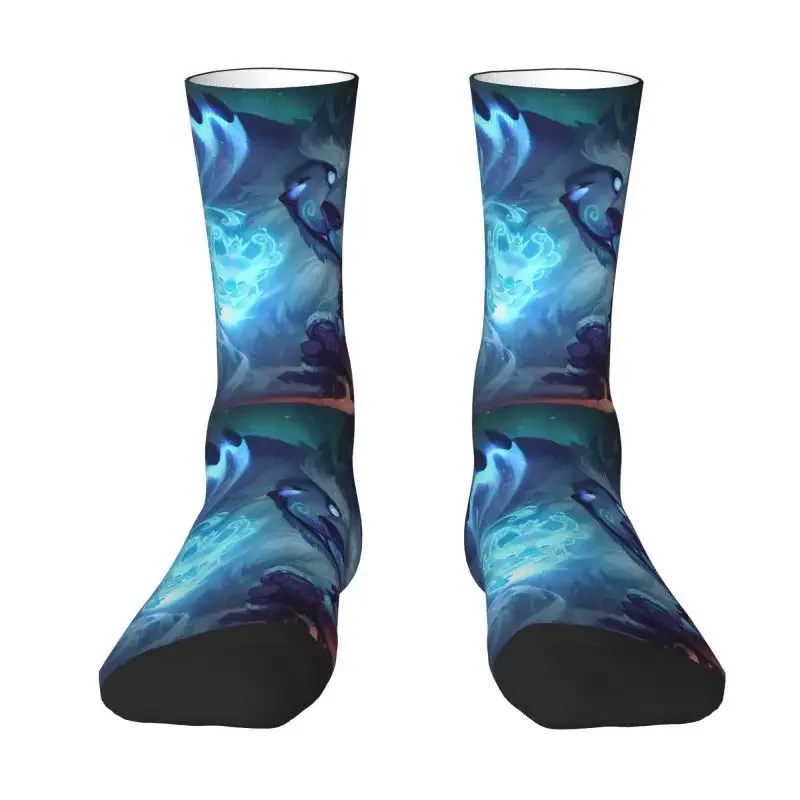 

League Video Games Legends Mens Crew Socks Unisex Fun Nunu Willump Spring Summer Autumn Winter Dress Socks
