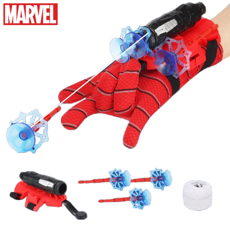 

Marvel New Animation Peripheral Cartoon Spider-Man Children's Toy Launcher Creative Puzzle Gloves Toy Festival Gift Wholesale