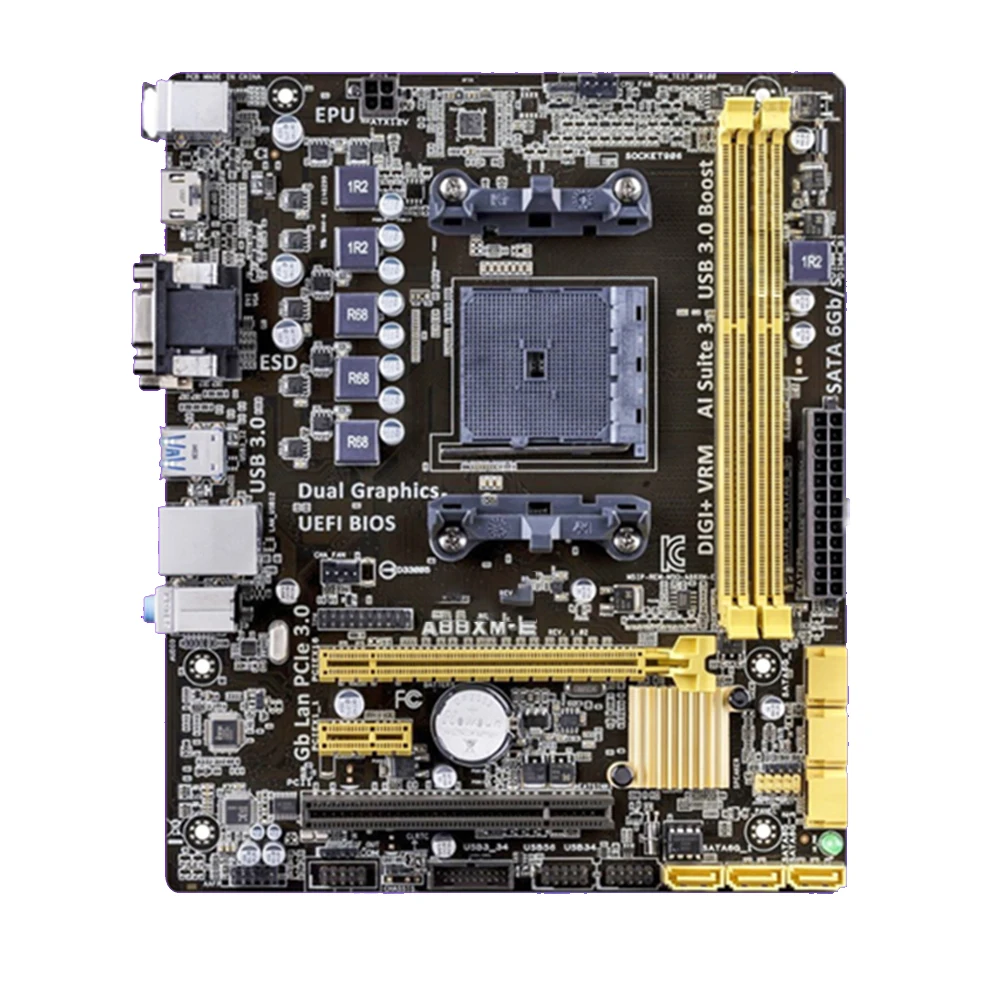 

For ASUS A88XM-E DDR3 Socket FM2/FM2+ 32GB Micro ATX Motherboard Used