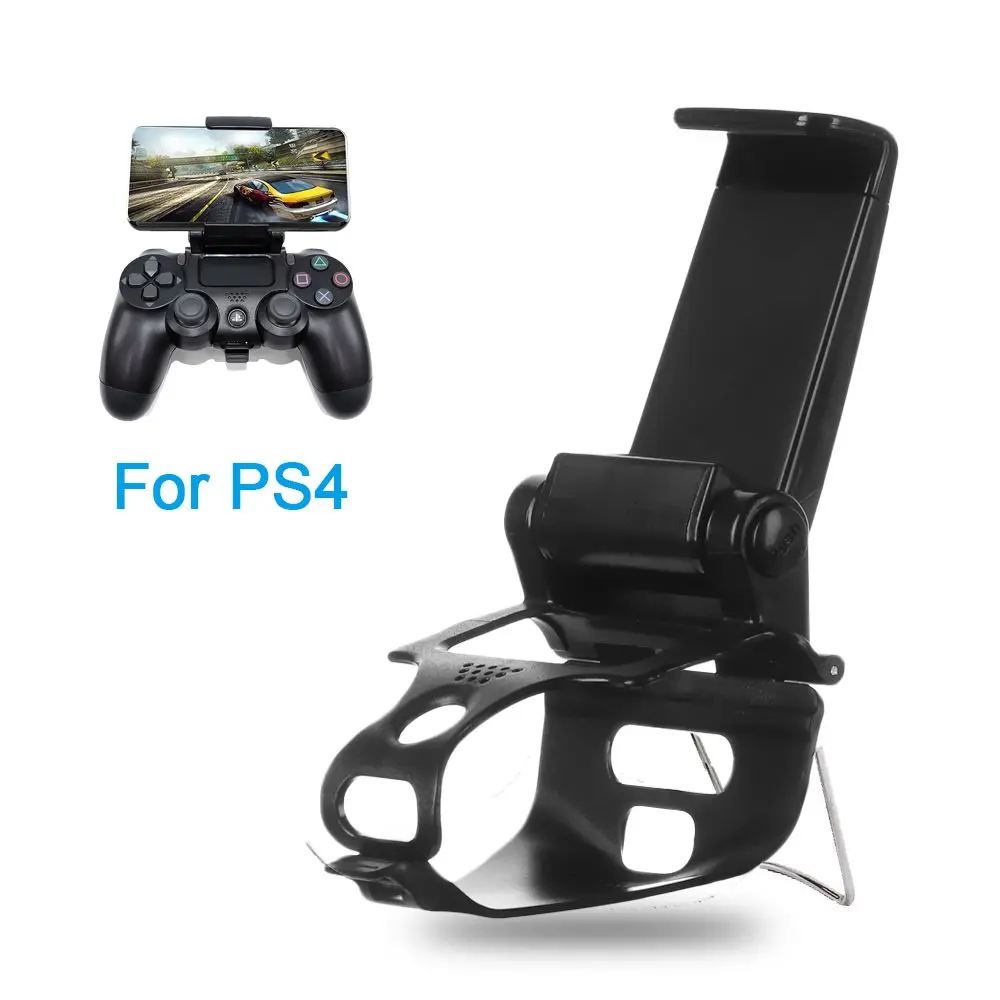 

Mobile Phone Universal Mount Bracket Gamepad Mount Stand Adjustable Controller Smartphone Clip Stand Holder for PS4