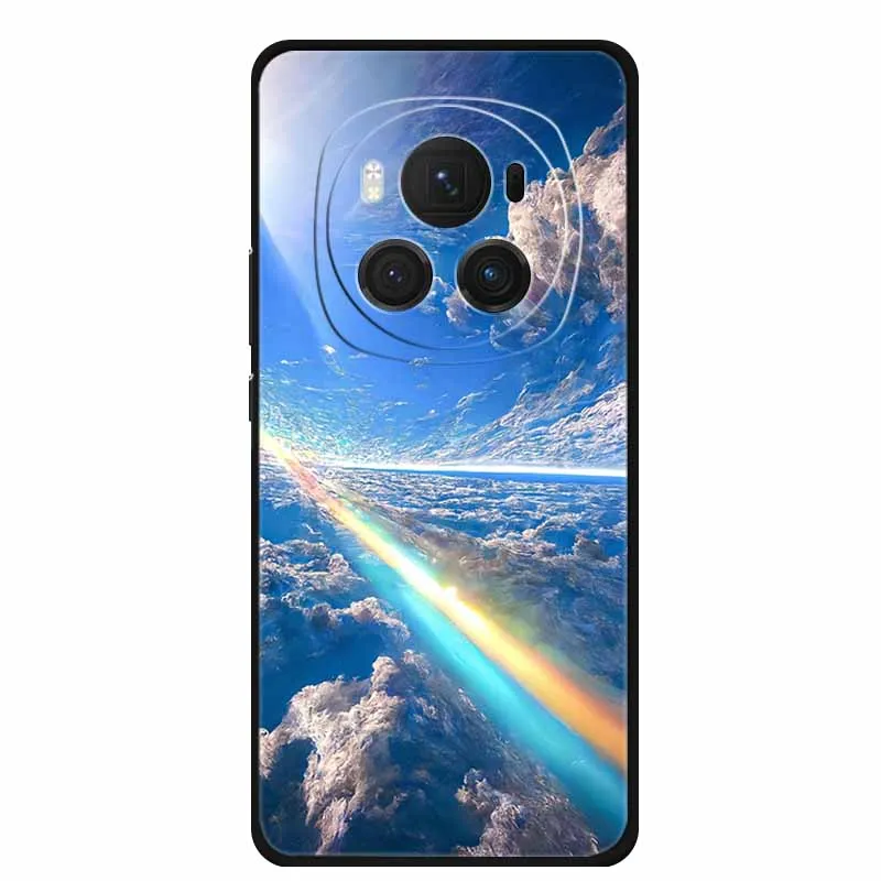 Чехол для телефона Honor Magic5 pro 5 6 задняя крышка с изображением речной елки и