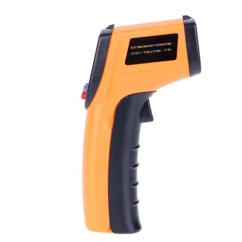 

Digital IR Infrared Thermometer Non-contact LCD Temperature Gun -50~380° Celsius for Hot Water Pipes Cooking Surfaces